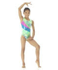 Mondor 7866 Adult Medium Green Light Gym Leotard - MISS LESTER'S 